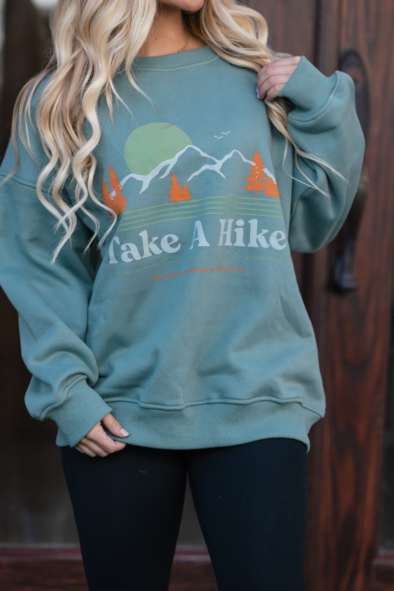 Take A Hike Oversized Sweater FINAL SALE
