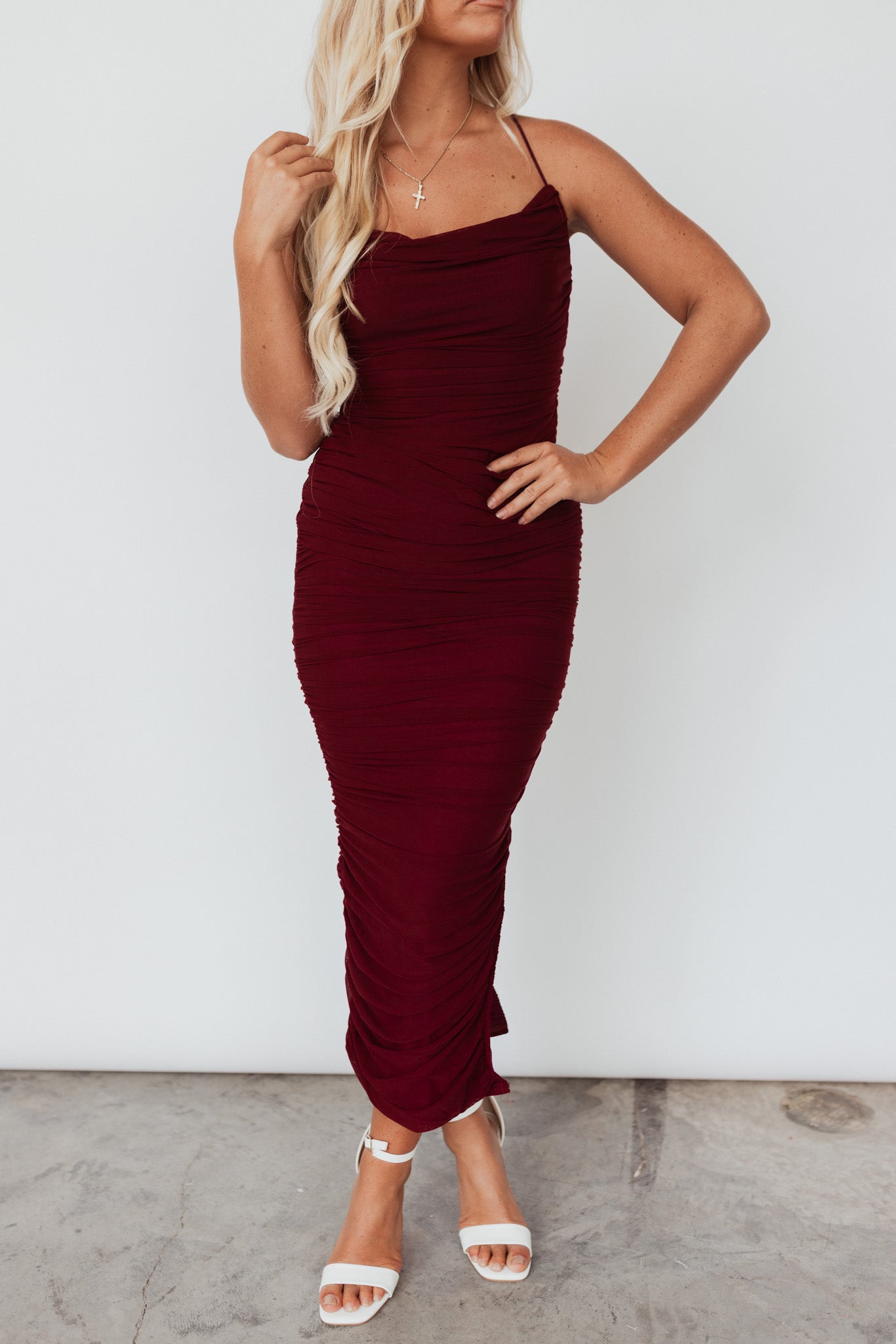dark brown dress midi Z Supply Raewyn Dark Chocolate Rib Midi Dress