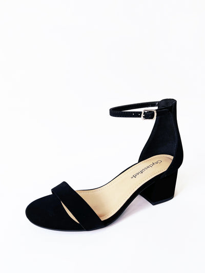 Sabrina Chunky Heels (Black) FINAL SALE