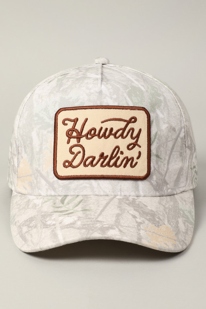 Howdy Darlin' Camo Truck Hat