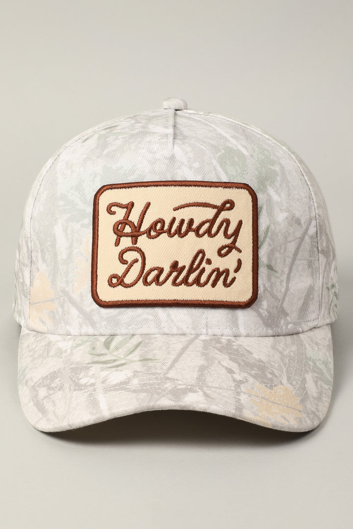 Howdy Darlin' Camo Truck Hat