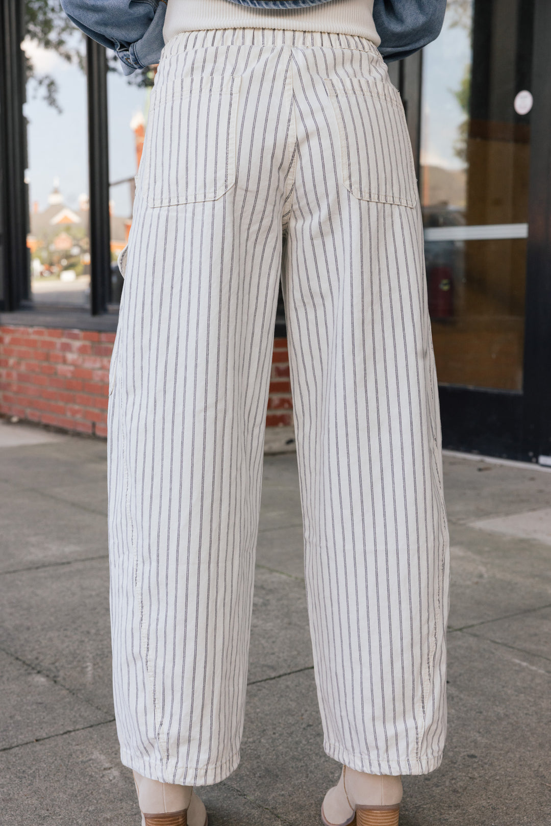 Off Duty Pinstripe Cargo Pants