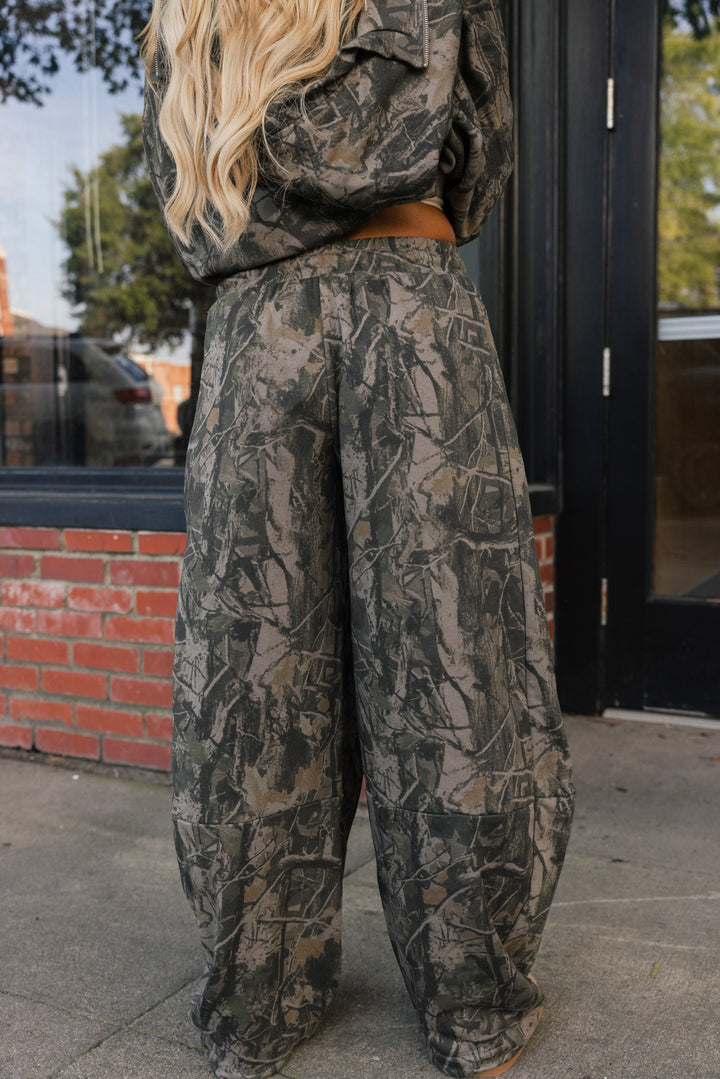 Woodland Barrel Camo Sweatpants