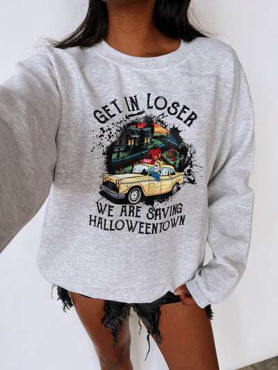 Get In Loser Halloweentown Graphic Sweater