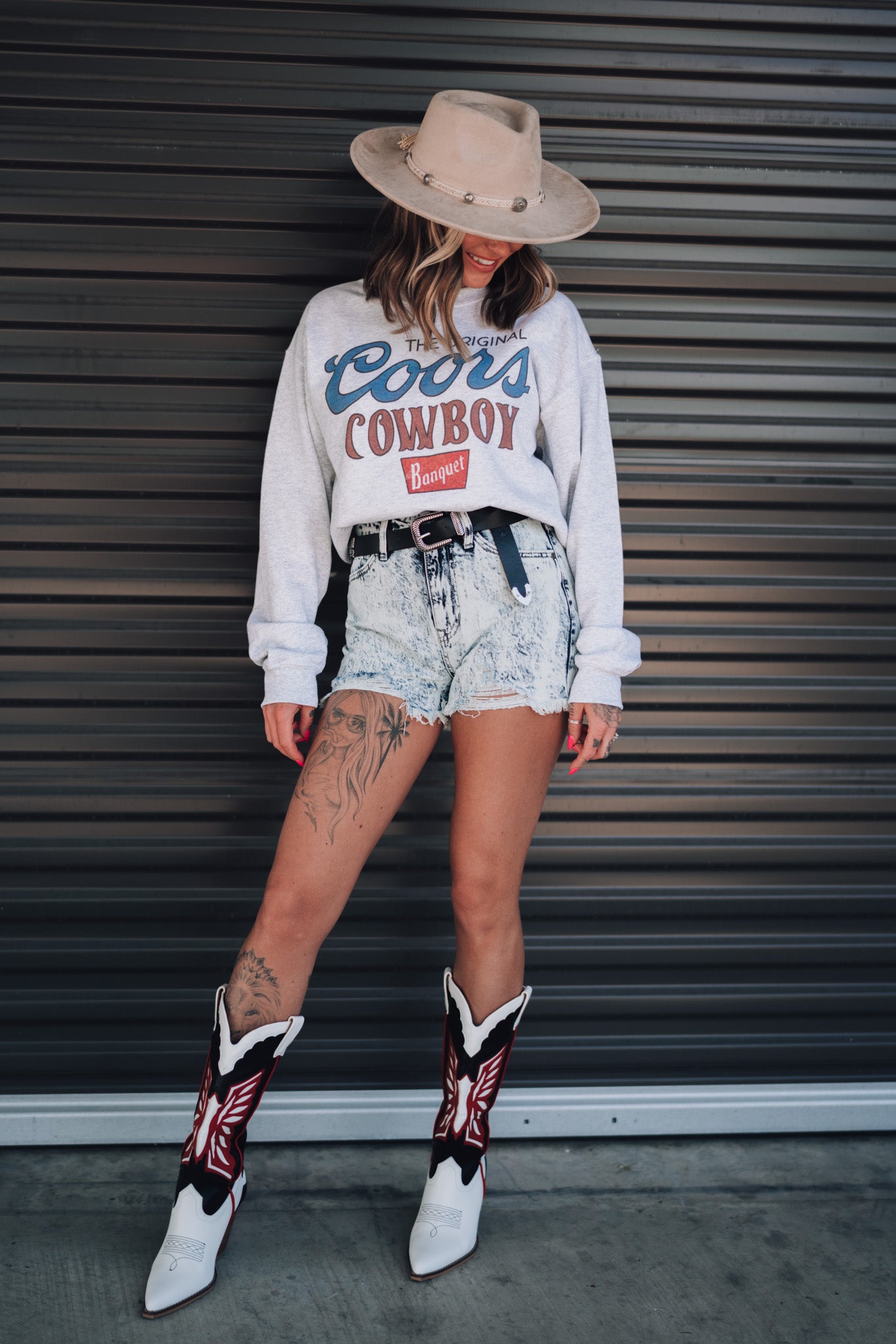 Coors Cowboy Oversized Sweater