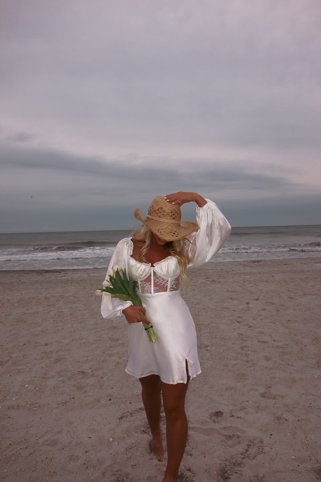 angelic mini dress Angelic Bliss White Mini Dress | Detachable Pearl Maxi Skirt