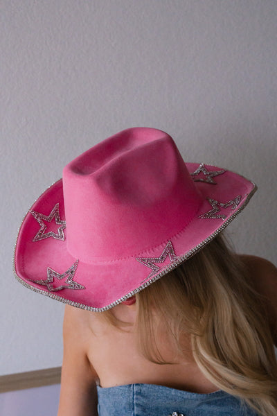 Star Of The Show Cowboy Hat (Pink)