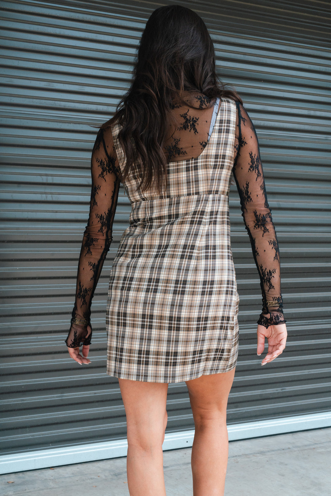 Alexa Plaid Mini Dress FINAL SALE Alexa Plaid Mini Dress FINAL SALE