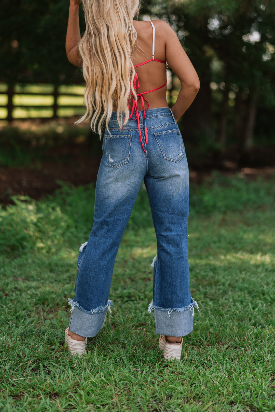 Marley Floral Open Back Tank