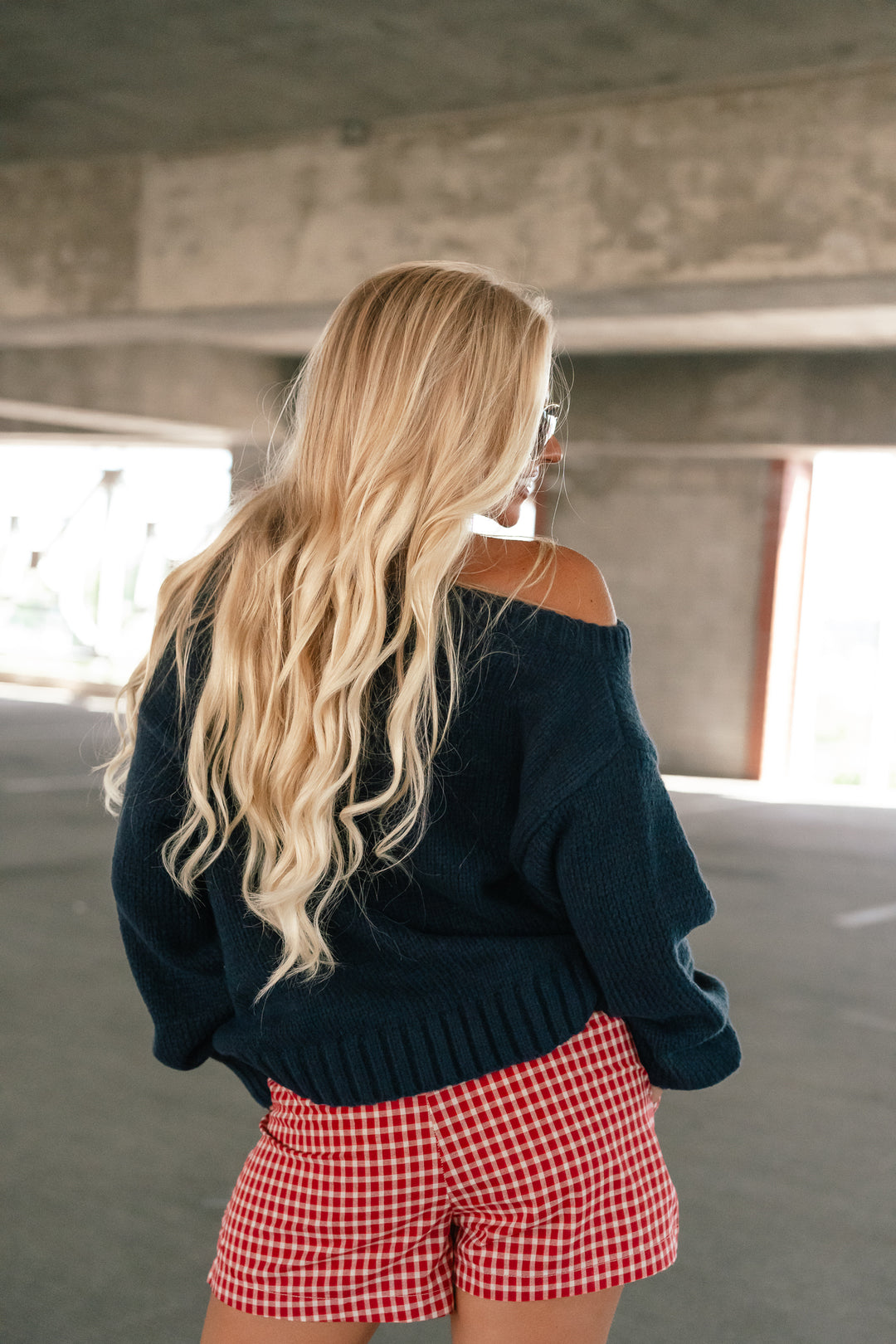 Brandi USA Flag Sweater (Navy)