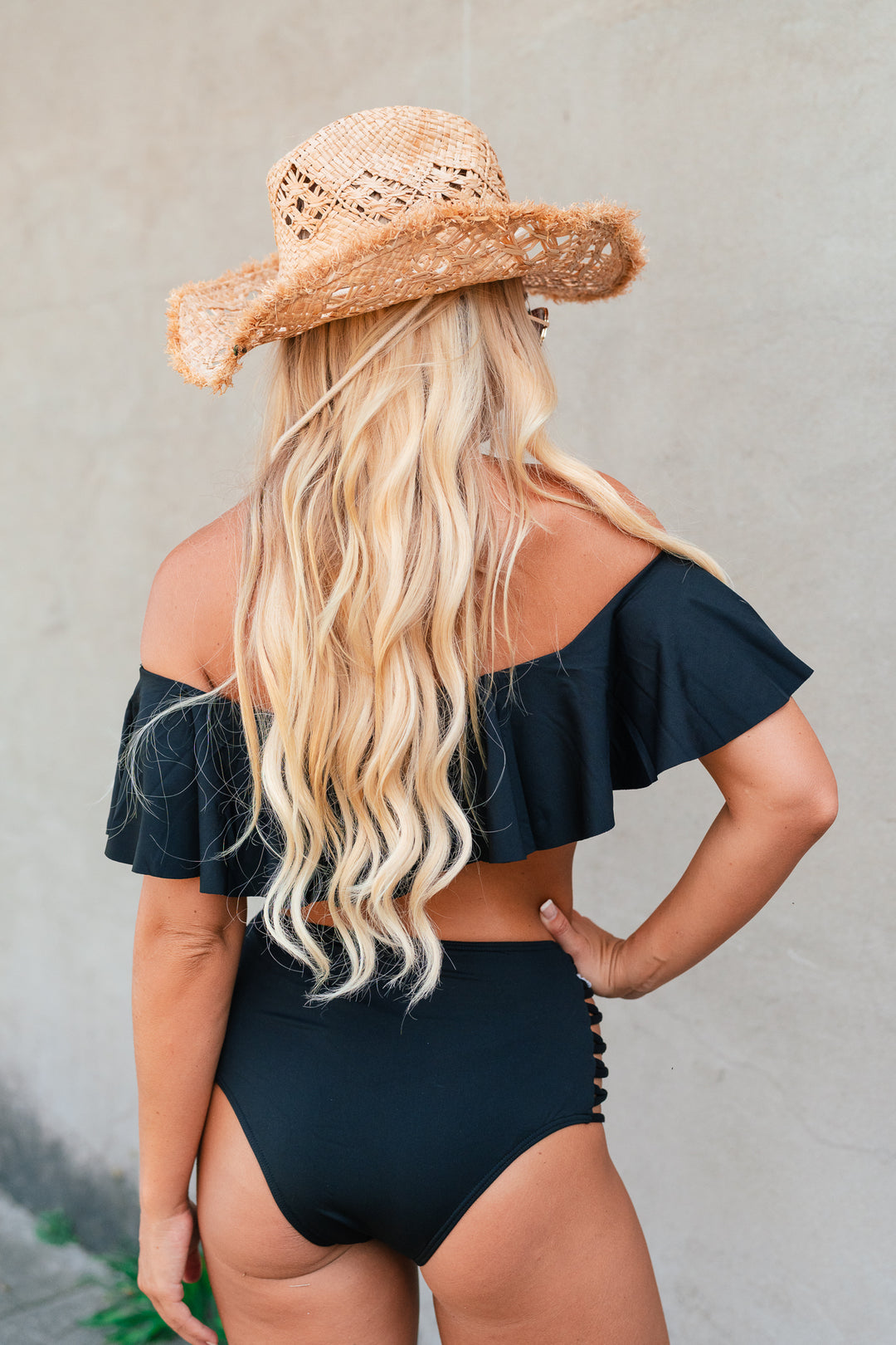 Black Siren High Waisted Bikini Swim Set