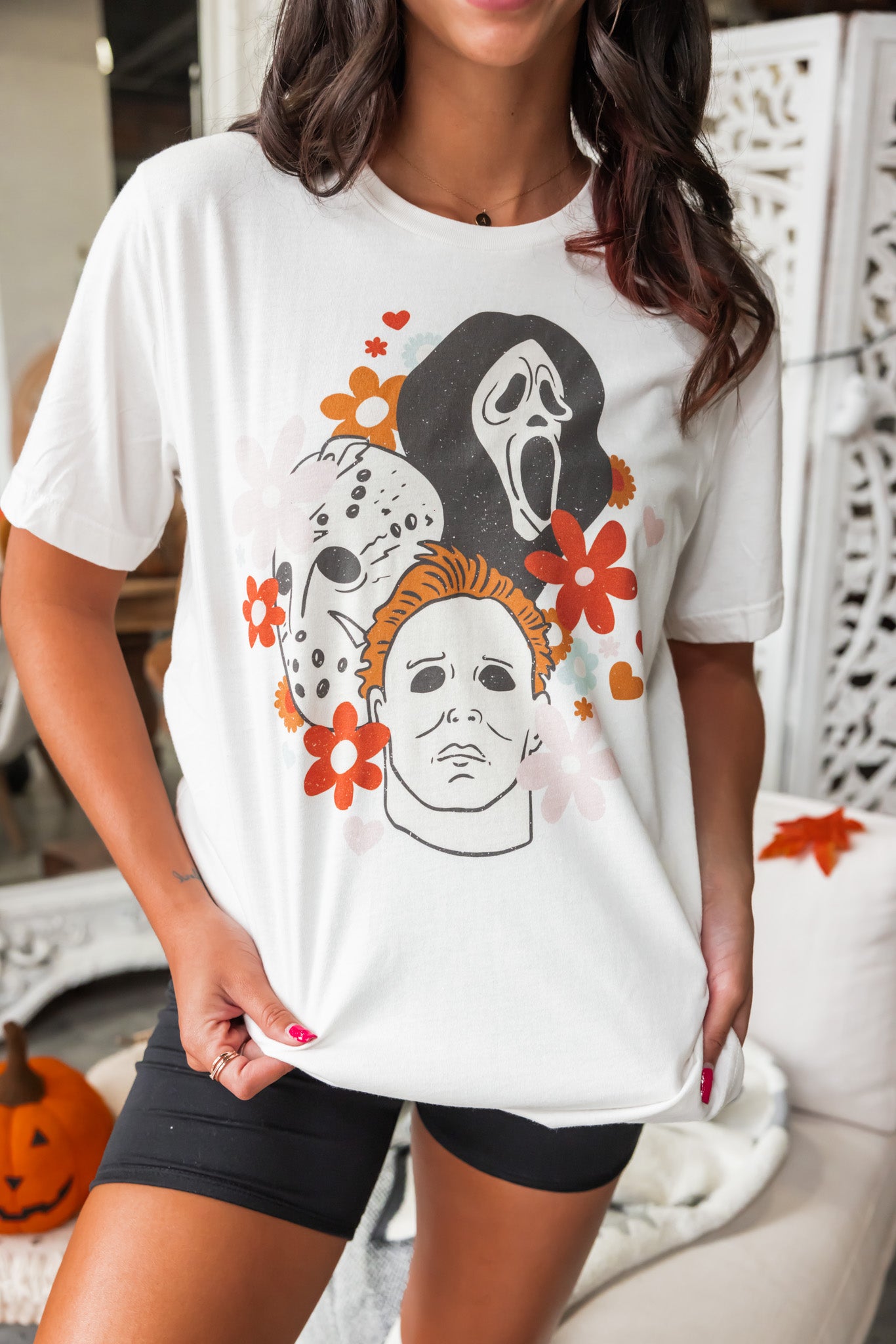 Retro Horror Movies Graphic Shirt