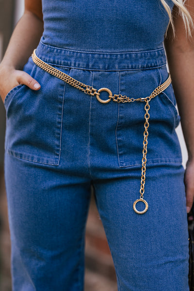 Material Girl Chain Belt