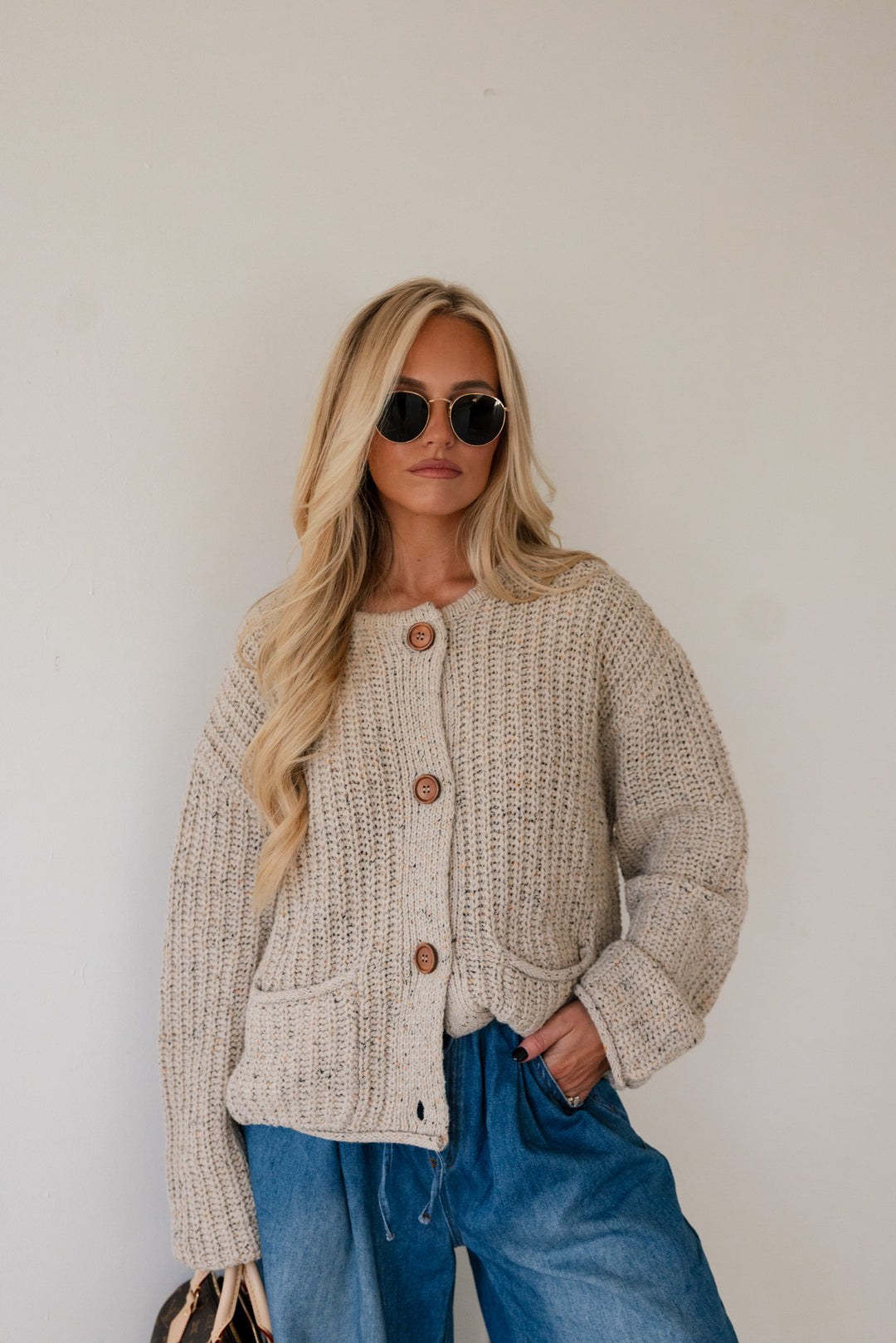 Sunday Stroll Chunky Knit Cardigan