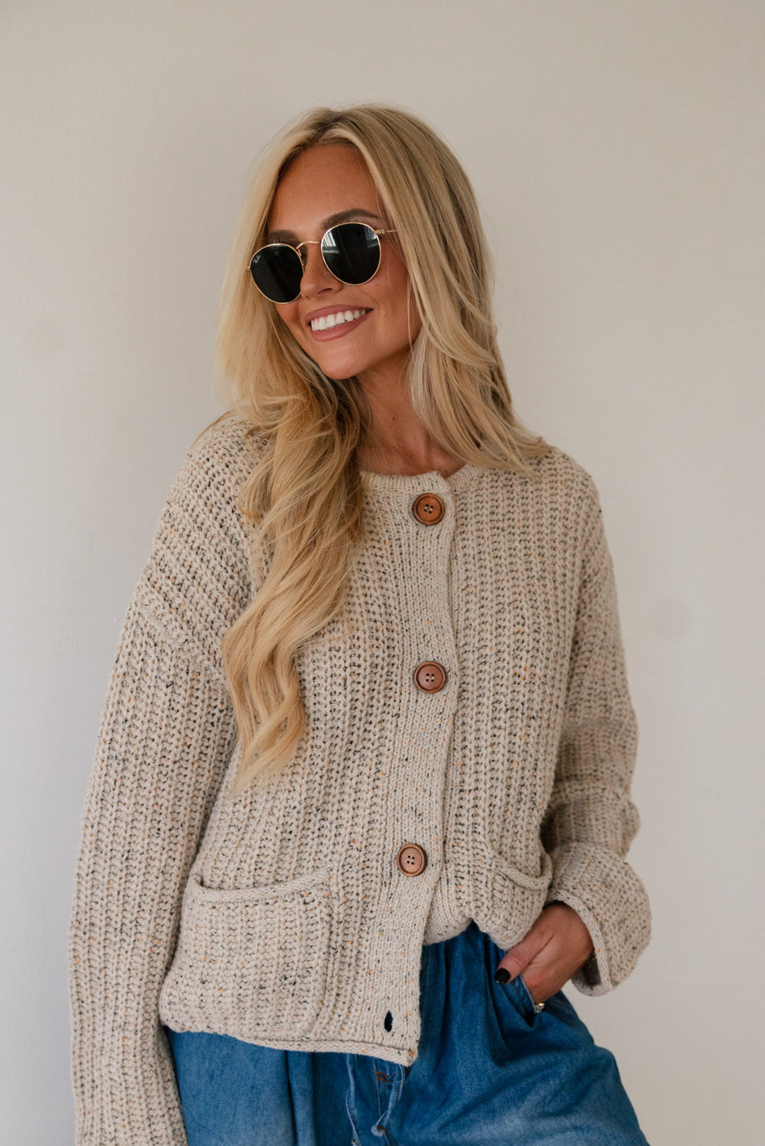 Sunday Stroll Chunky Knit Cardigan