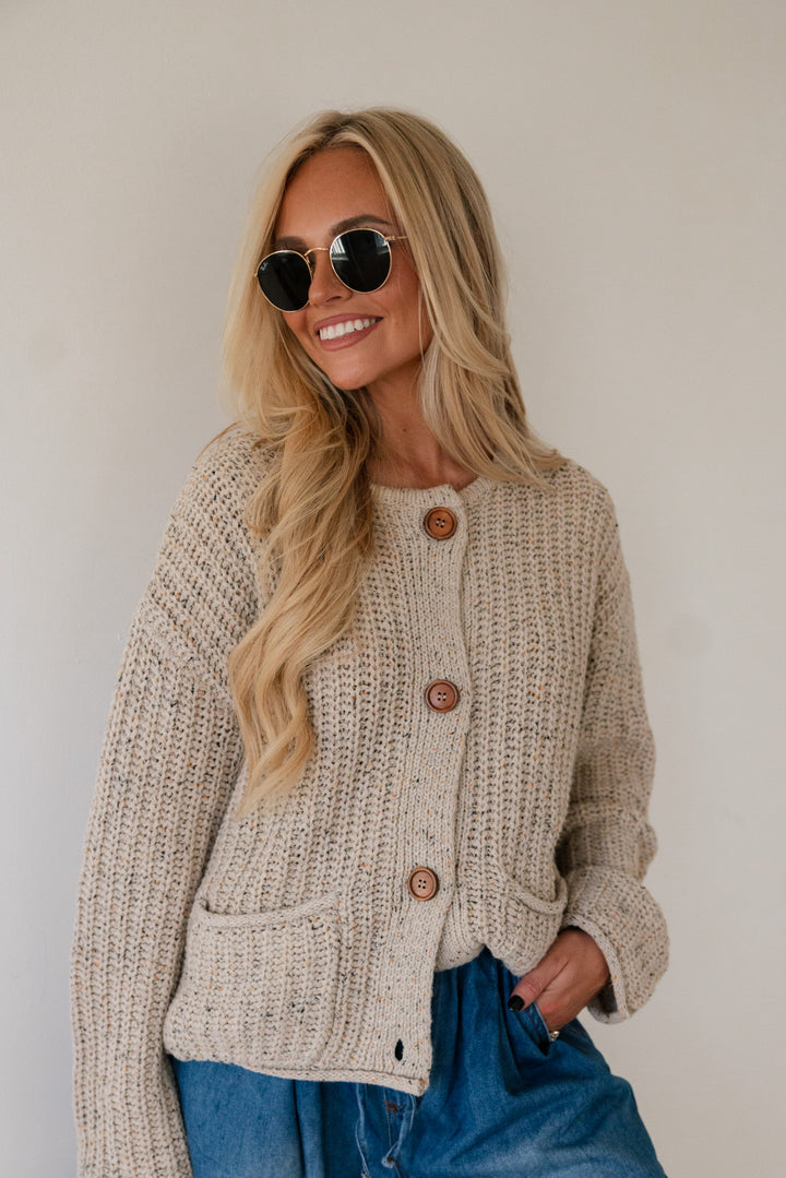 Sunday Stroll Chunky Knit Cardigan