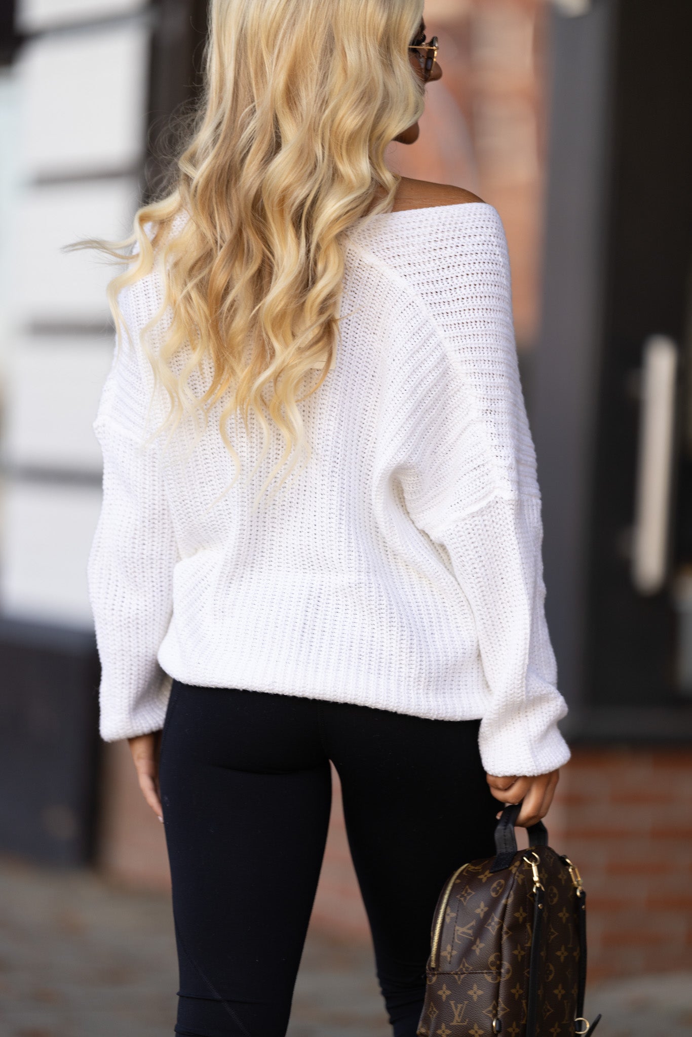 Cozy Chapter Cable Knit Sweater (Ivory) FINAL SALE