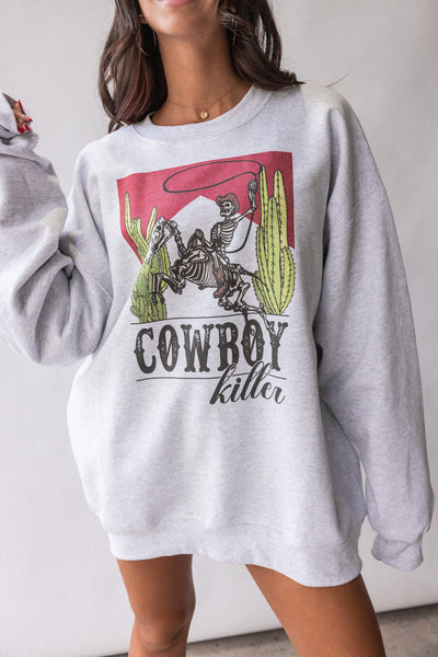 Cowboy Killer Graphic Sweater