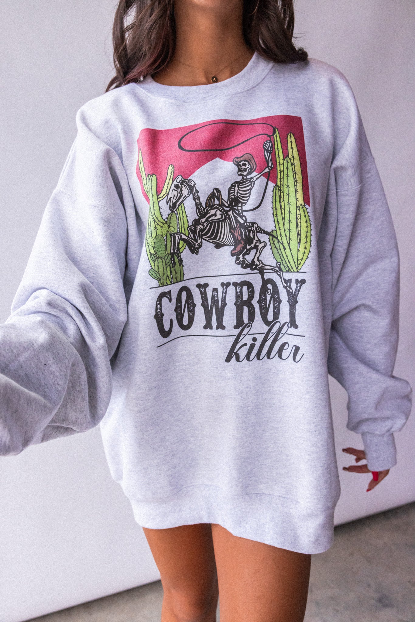 Cowboy Killer Graphic Sweater