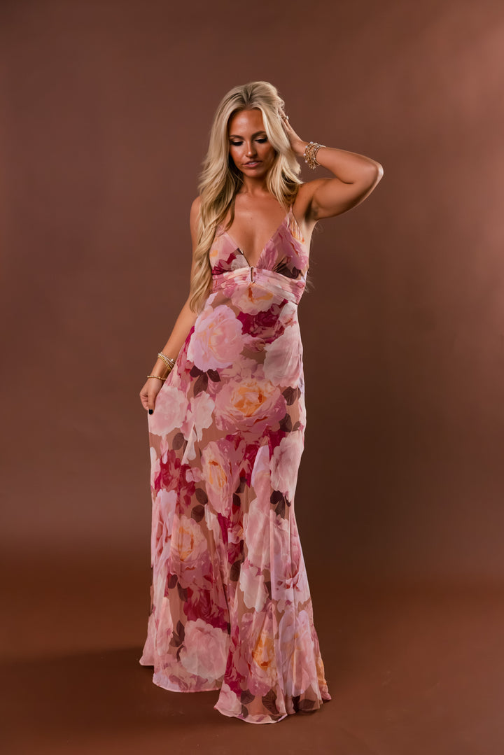 Love Me Wild Floral Maxi Dress