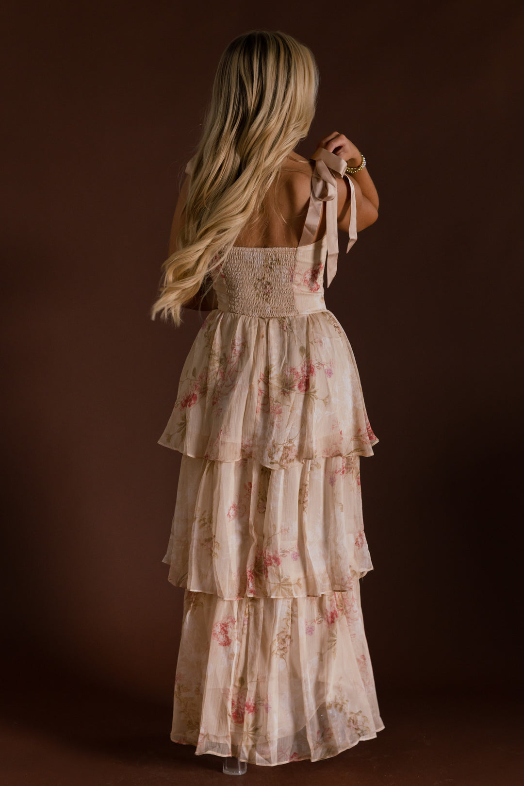 Sunday in Provence Floral Maxi Dress