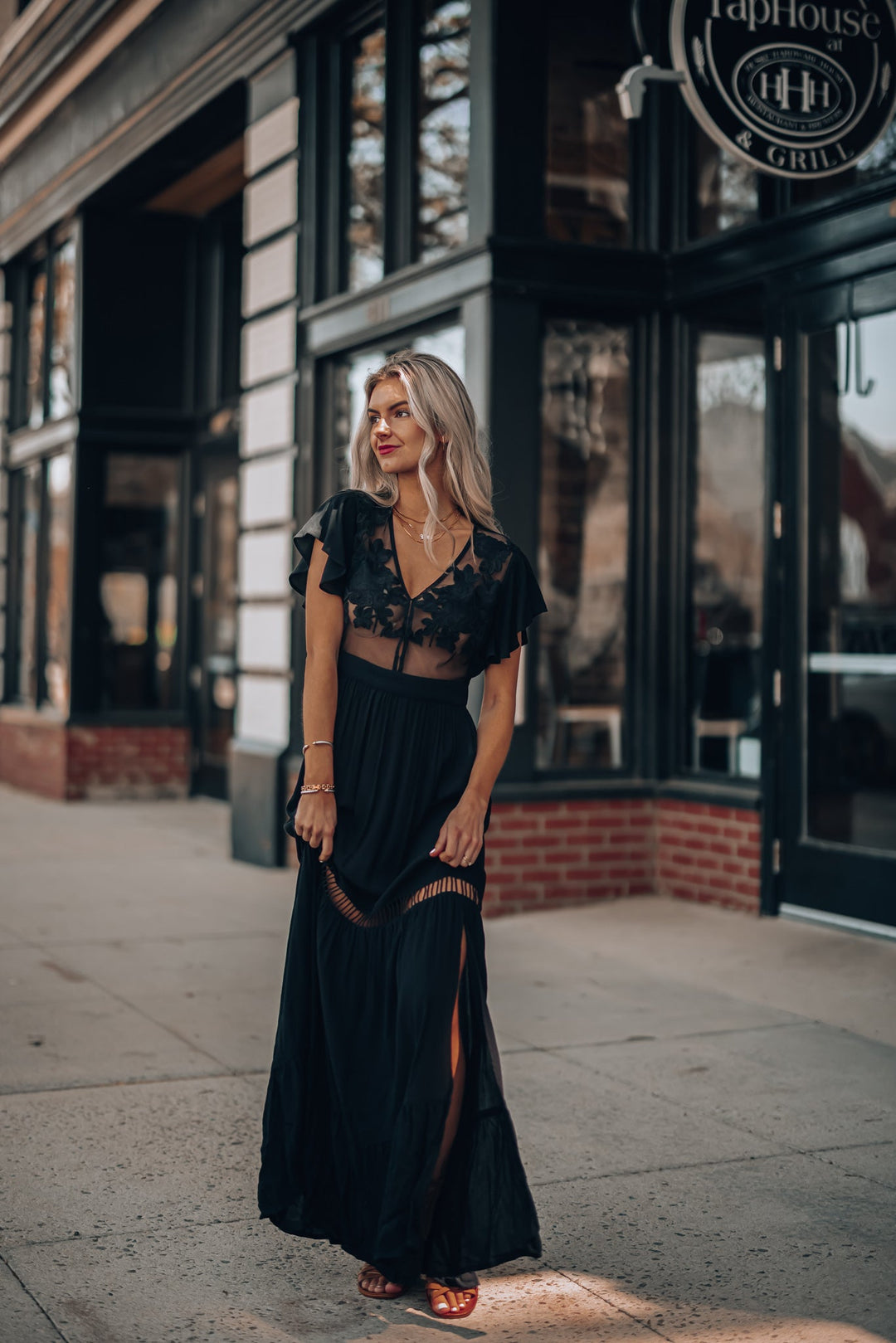 Skylar Embroidered Maxi Dress (Black) FINAL SALE Skylar Embroidered Maxi Dress (Black) FINAL SALE