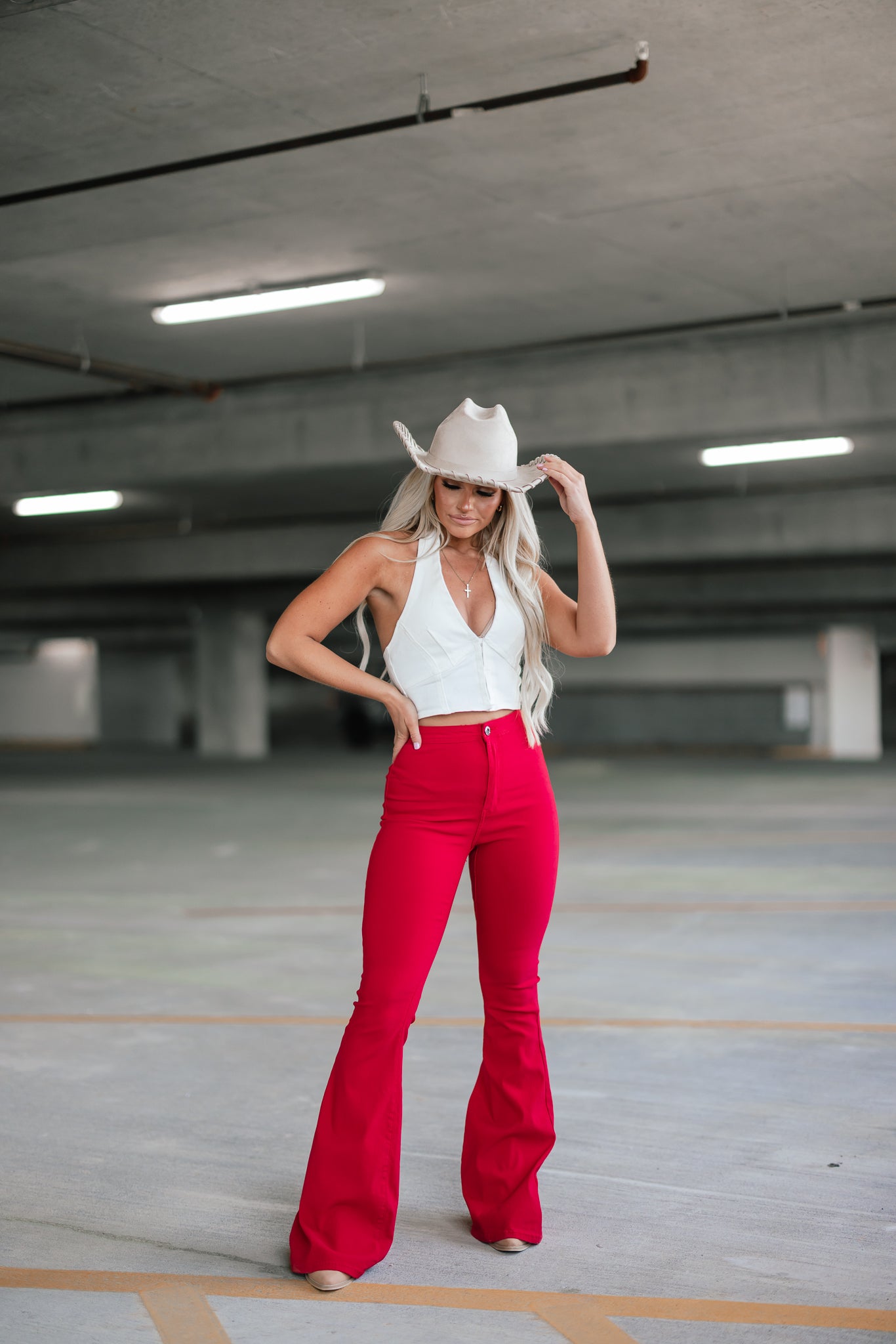 Knox Flare Jeans (Red) – Southern Alternative