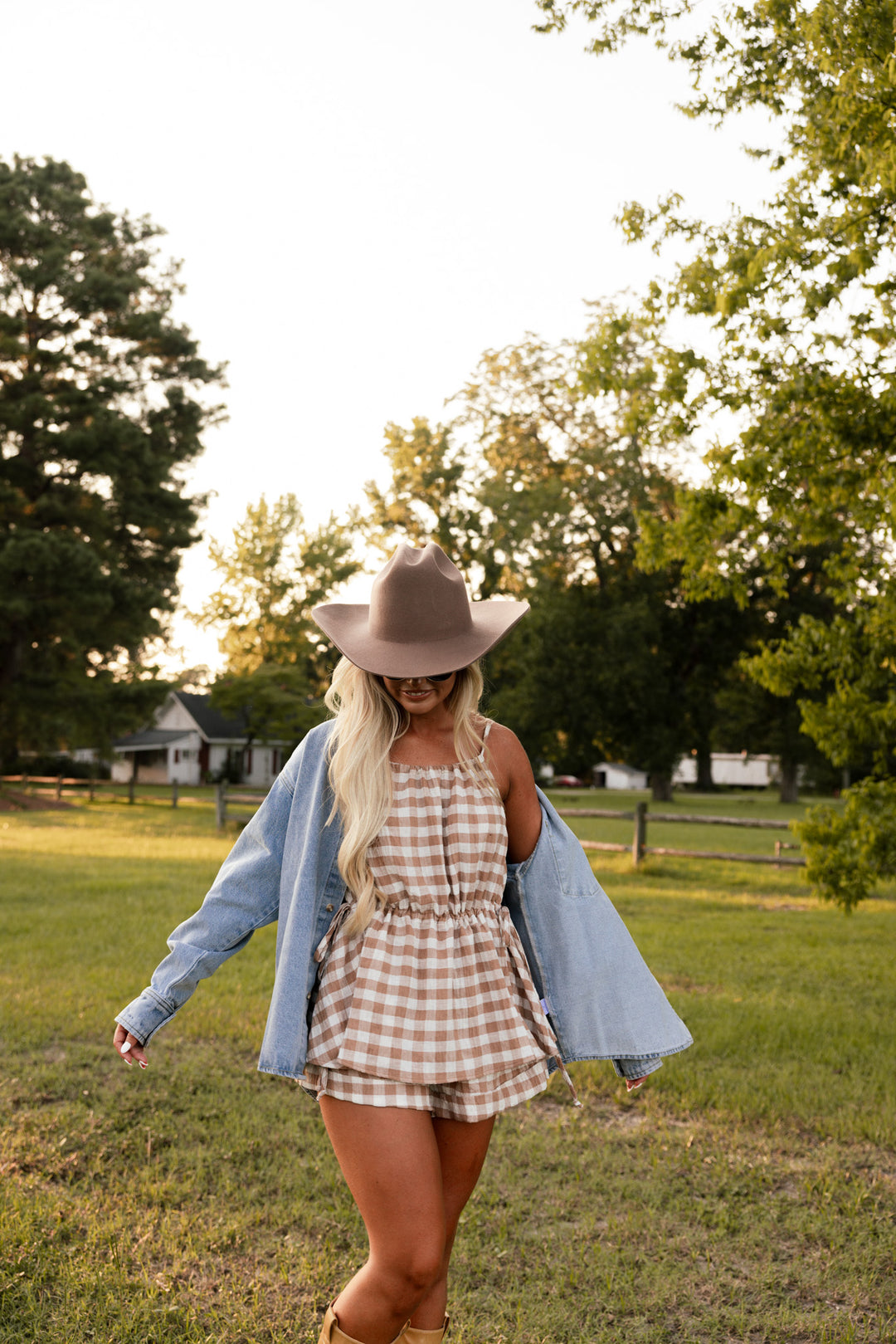 Small Town Charm Gingham Top