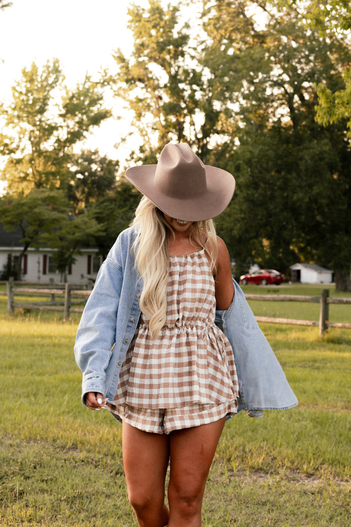Small Town Charm Gingham Top