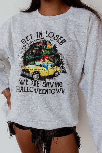 Get In Loser Halloweentown Graphic Sweater