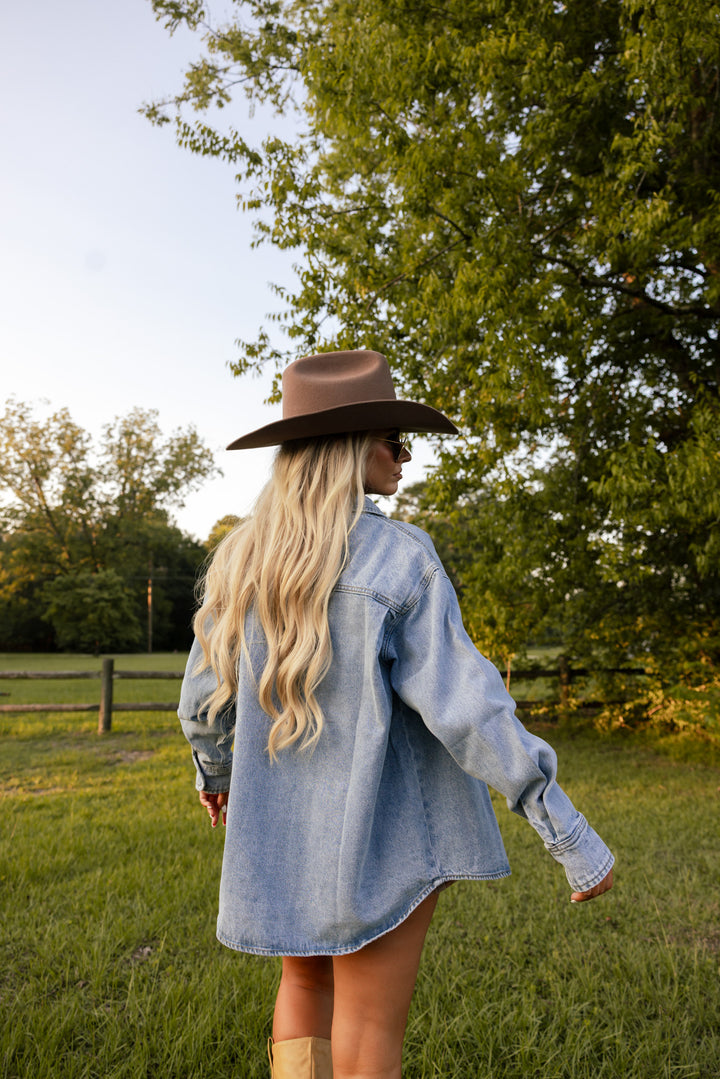 The Off Duty Denim Shirt Jacket
