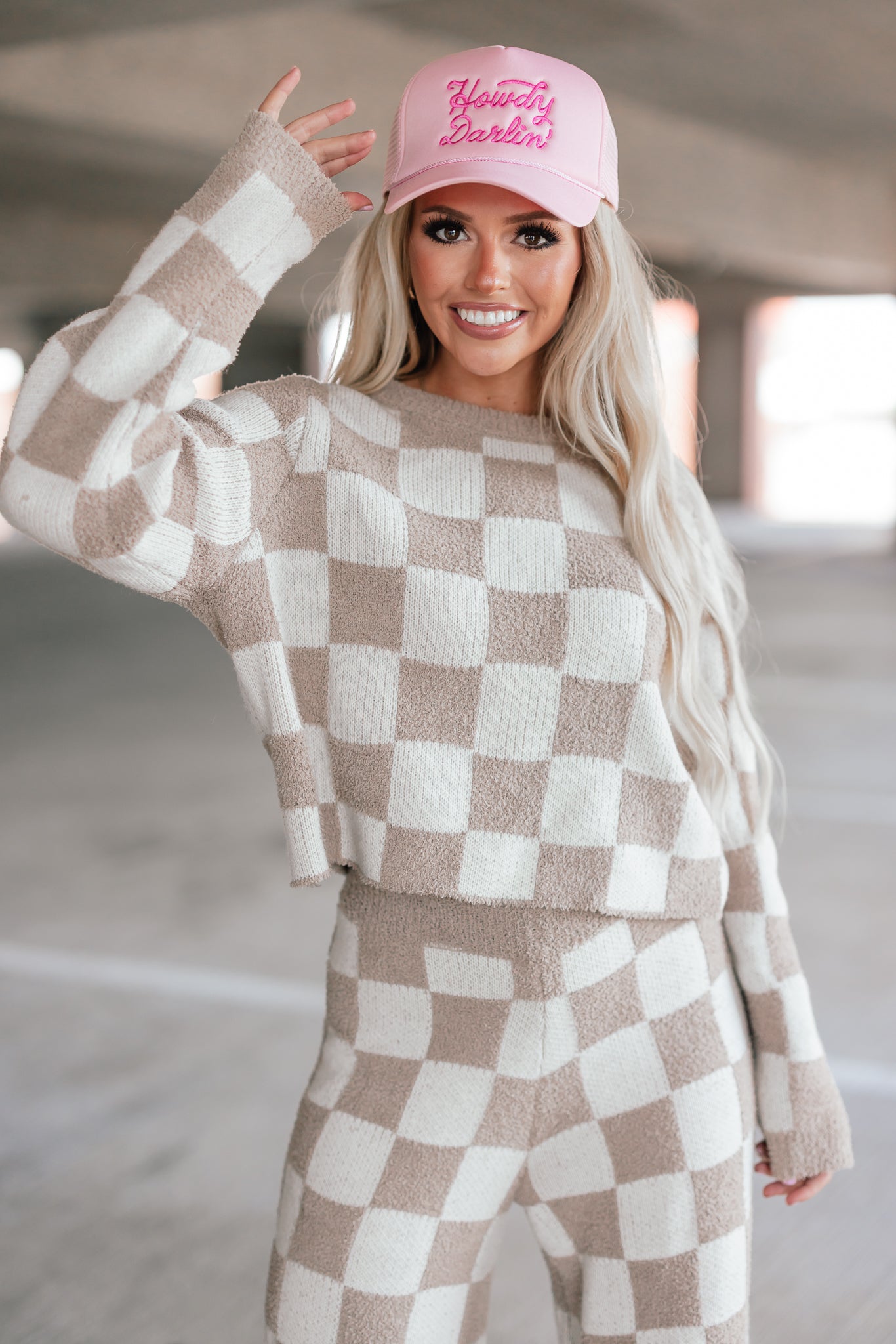Checkerboard Knit Sweater Set – Southern Alternative