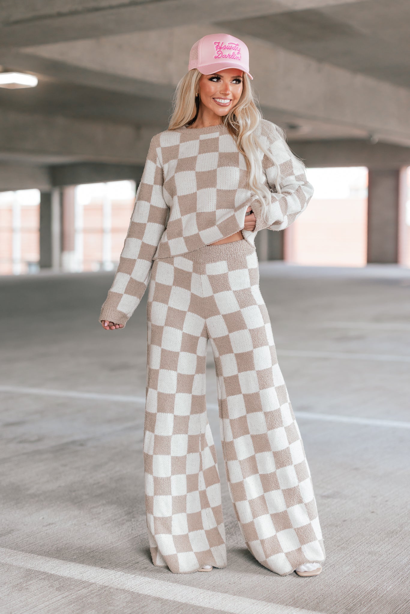 Checkerboard Knit Sweater Set – Southern Alternative