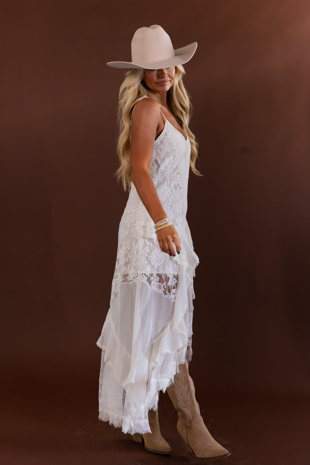 Ivory Ever After Lace Dress