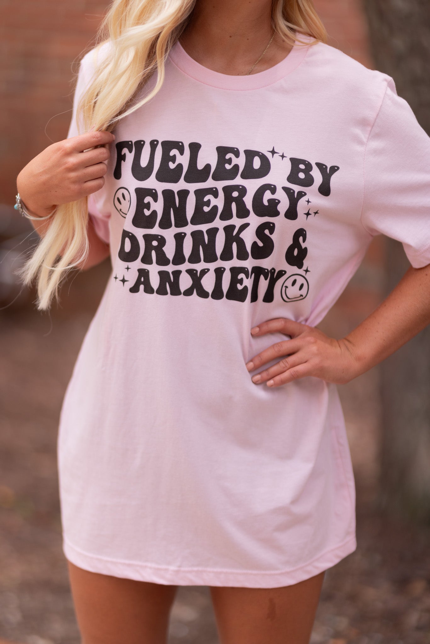 Energy Drinks + Anxiety Graphic Tee