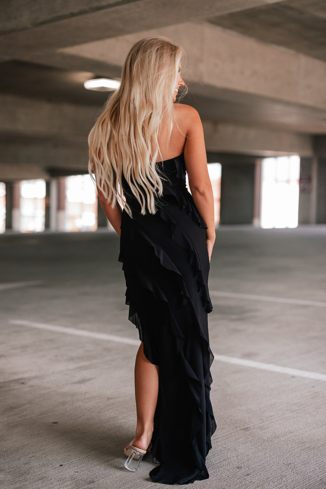 For The Frills Maxi Dress (Black) For The Frills Maxi Dress (Black)