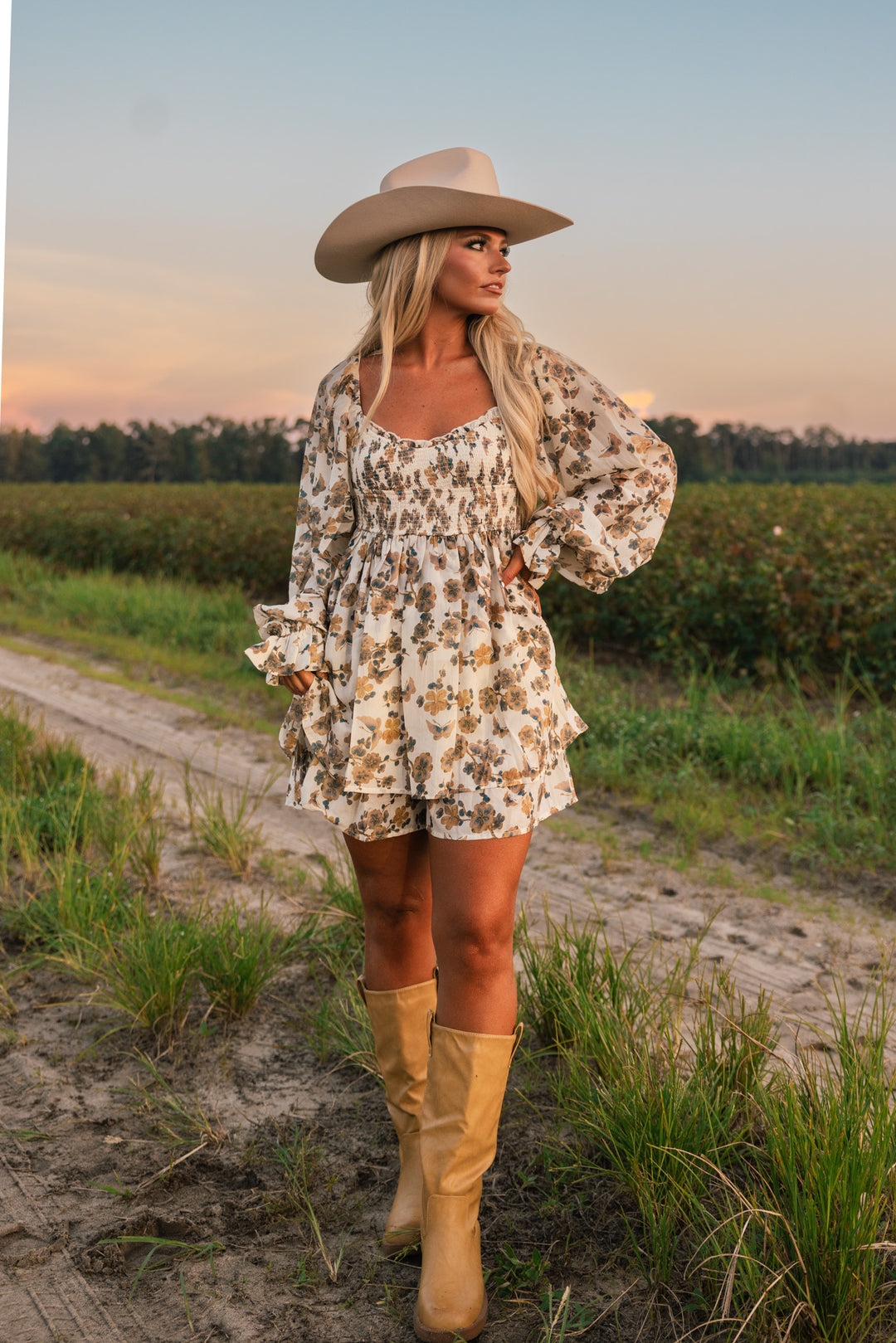 The Delaney Floral Romper