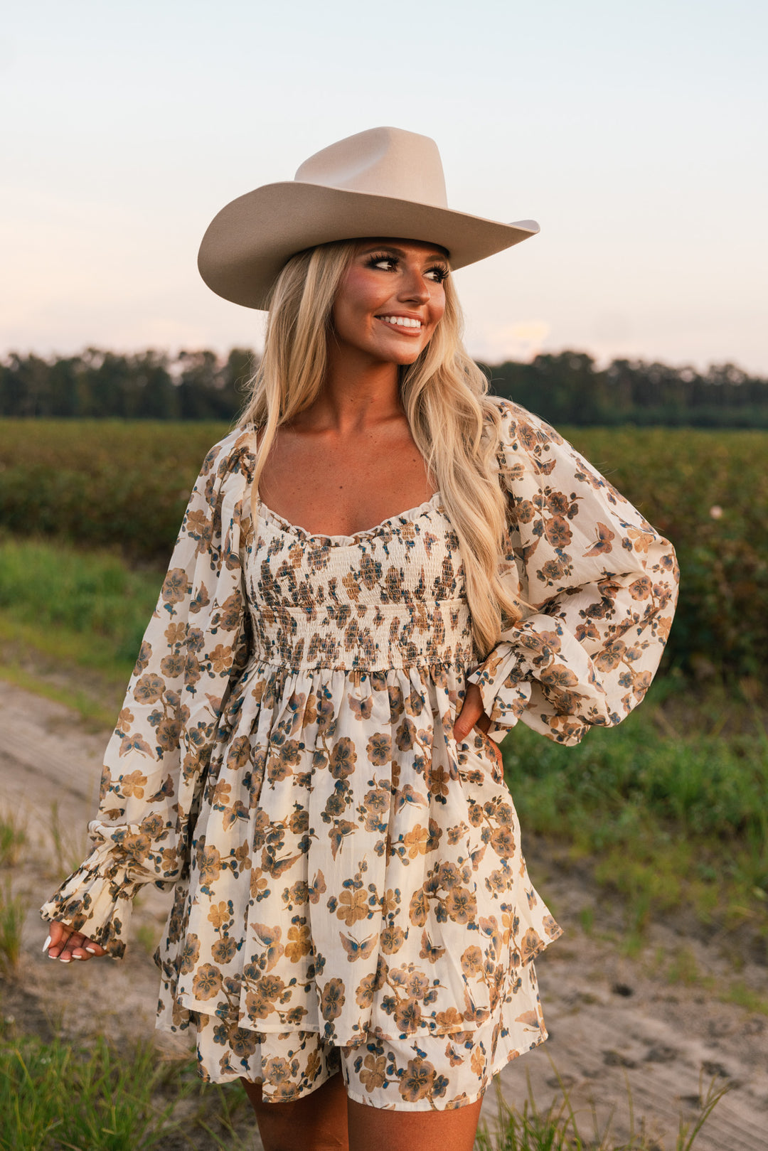 The Delaney Floral Romper