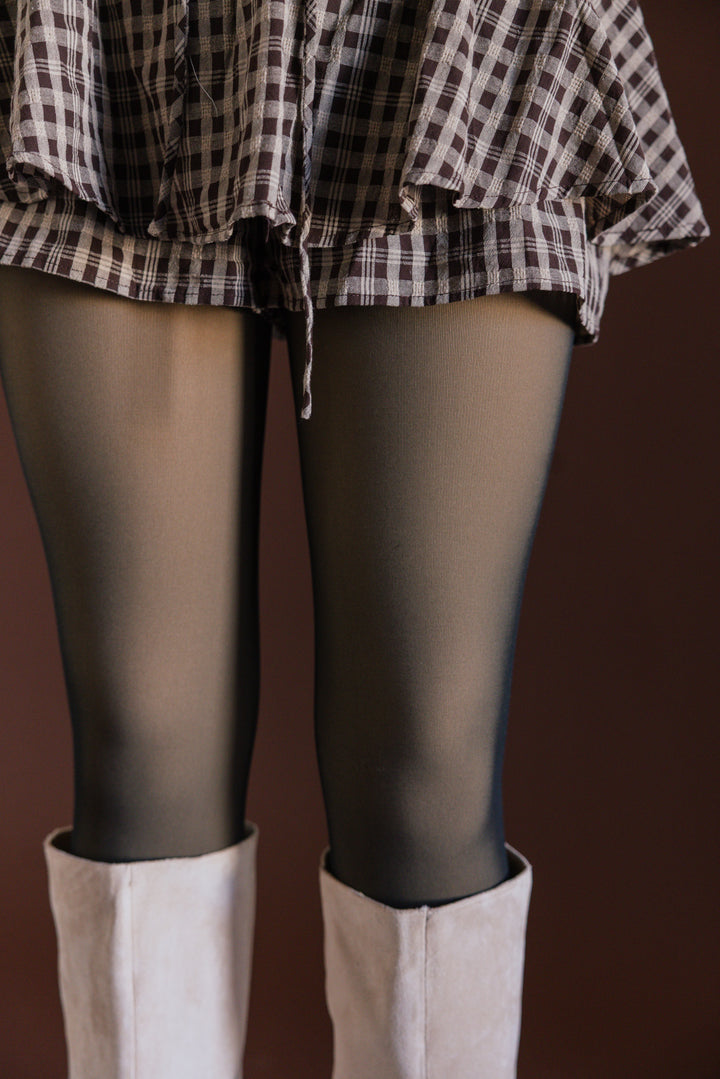 Fur Lined High Waisted Tights