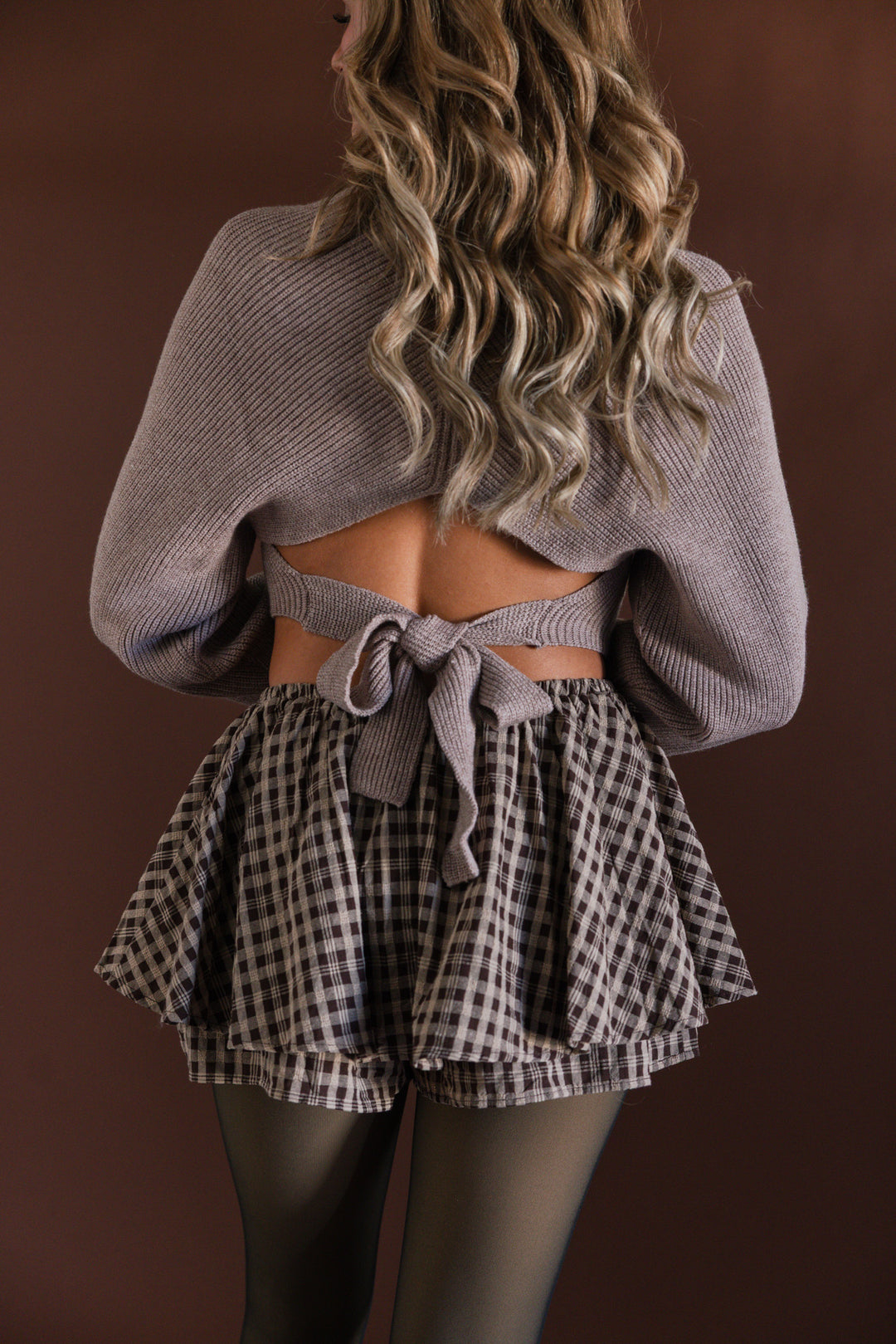 Tie Me Later Open Back Sweater