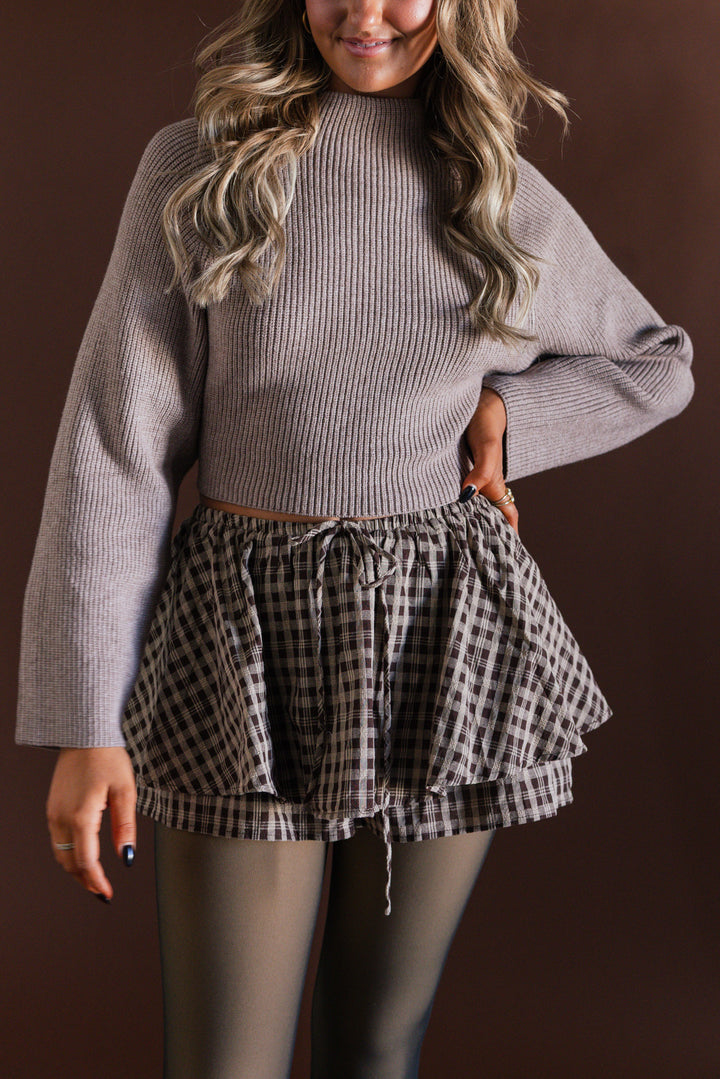 Tie Me Later Open Back Sweater