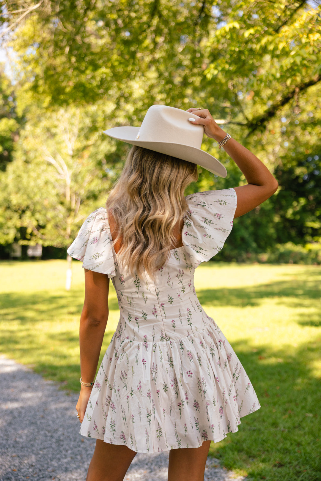 Country Love Story Flutter Mini Dress