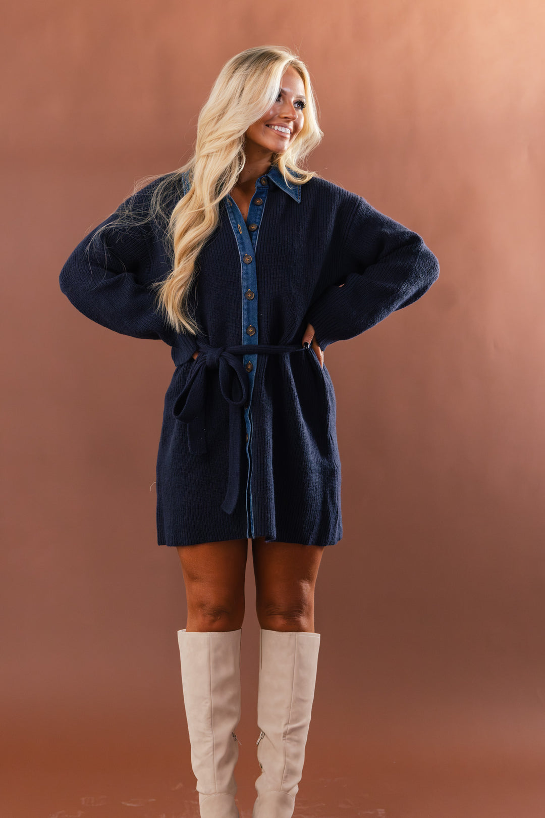 The Hudson Knit Sweater Dress