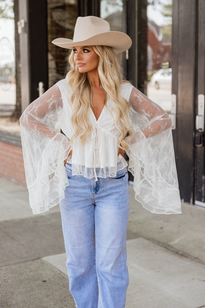 The Soft Spoken Lace Top