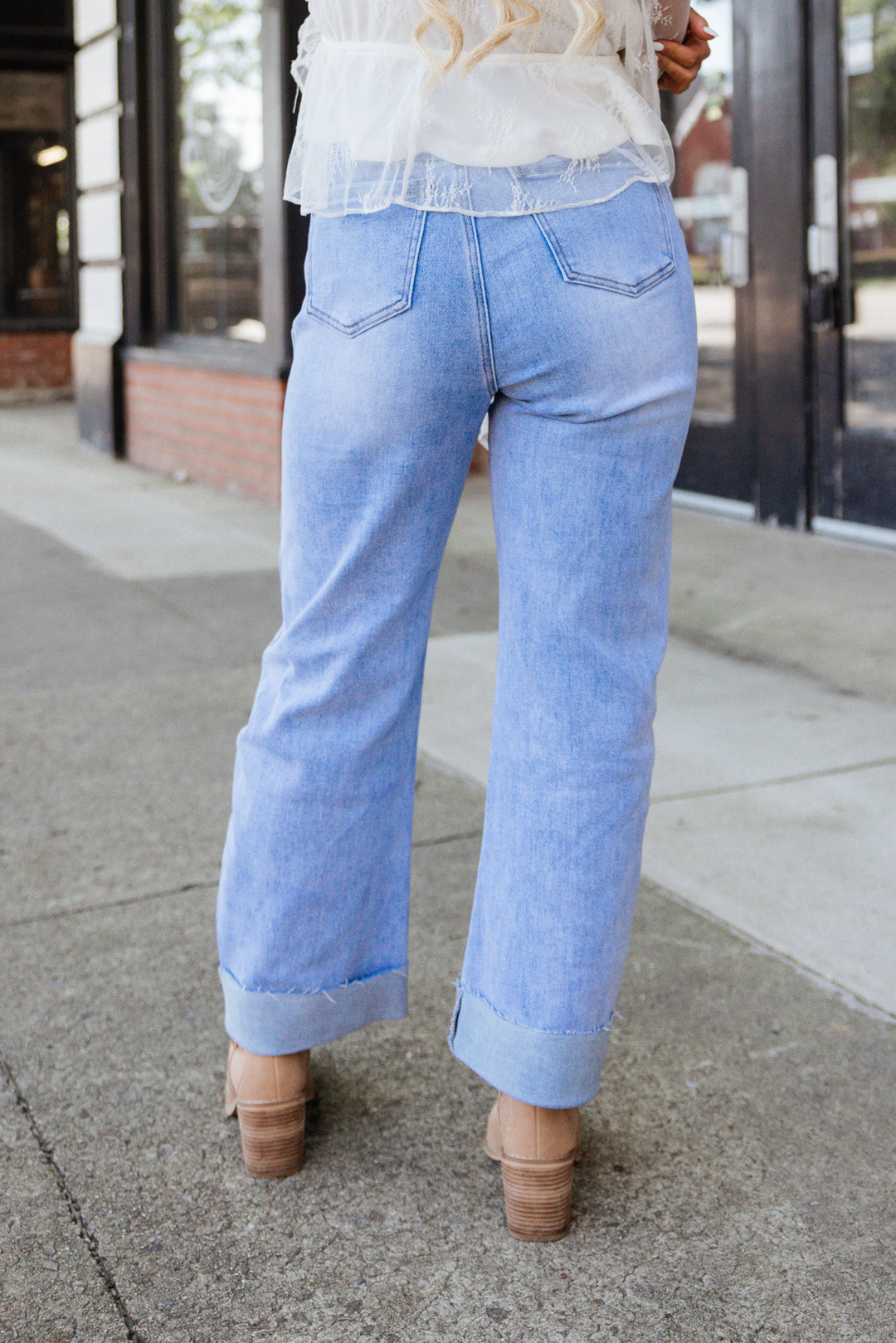 The Easy Going Cuffed Jeans