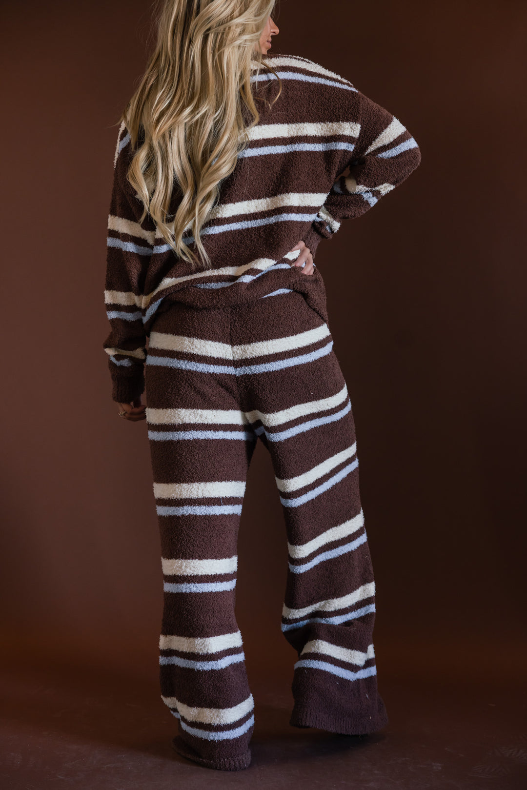 Cocoa Skies Striped Knit Pants
