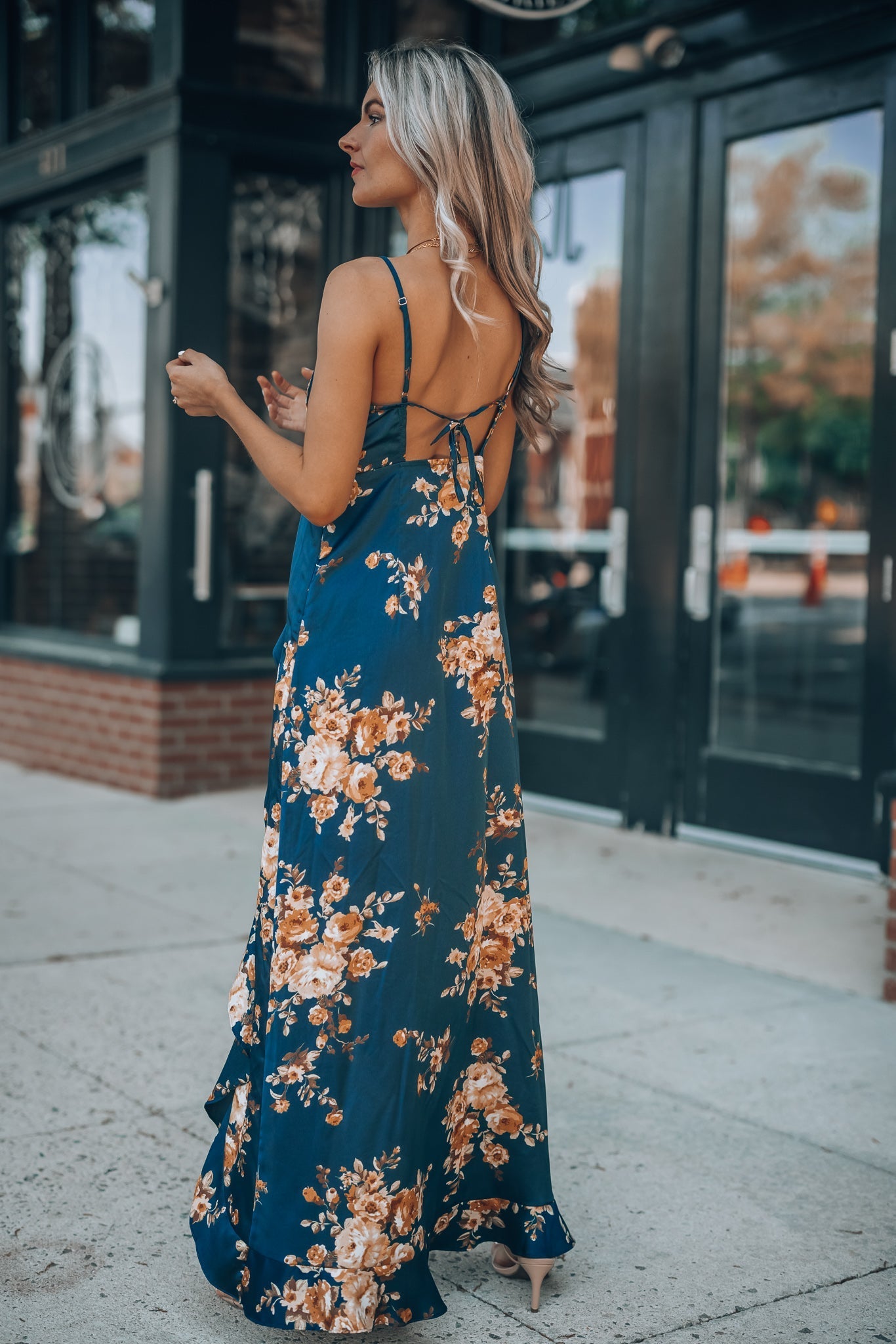 Axe Floral Maxi Dress