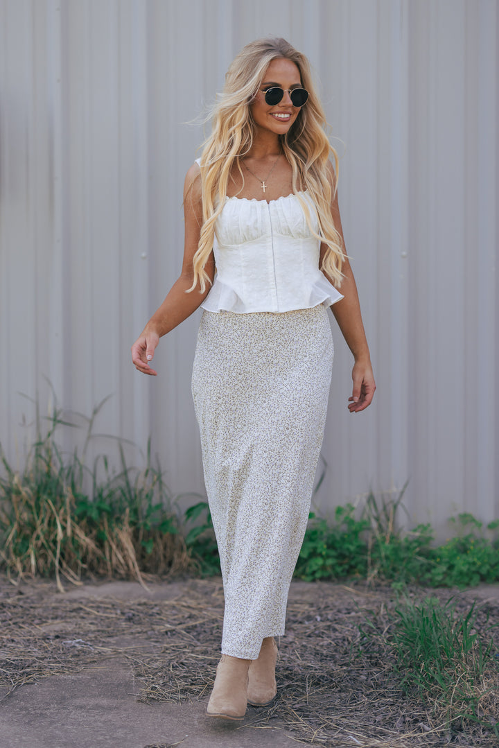 Zilker Eyelet Tank Top