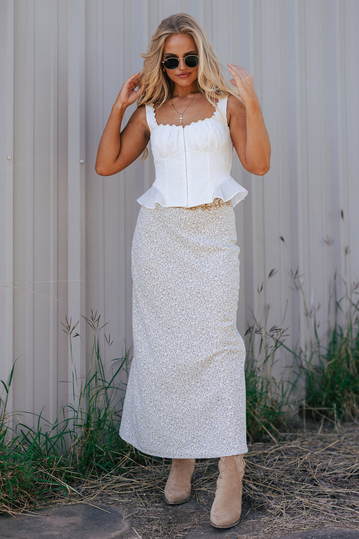 Zilker Eyelet Tank Top