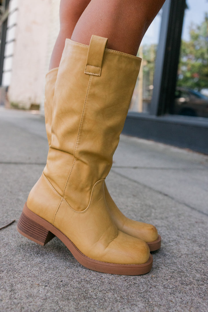 Everyday Mustard Boots